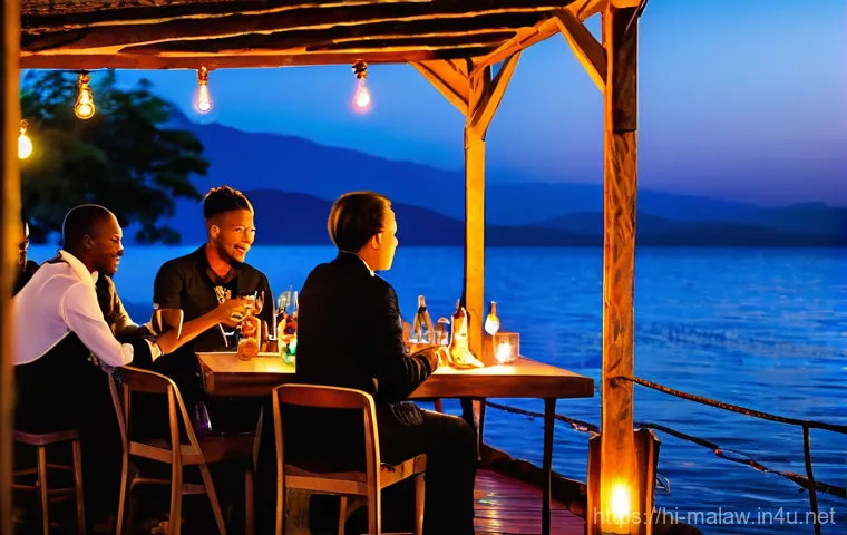 말라위에서 밤문화 및 바 추천 - **Lake Malawi Bonfire Stories Under Stars:** A serene night scene by the tranquil shores of Lake Mal... 말라위에서 밤문화 및 바 추천 - **Lake Malawi Bonfire Stories Under Stars:** A serene night scene by the tranquil shores of Lake Mal...
