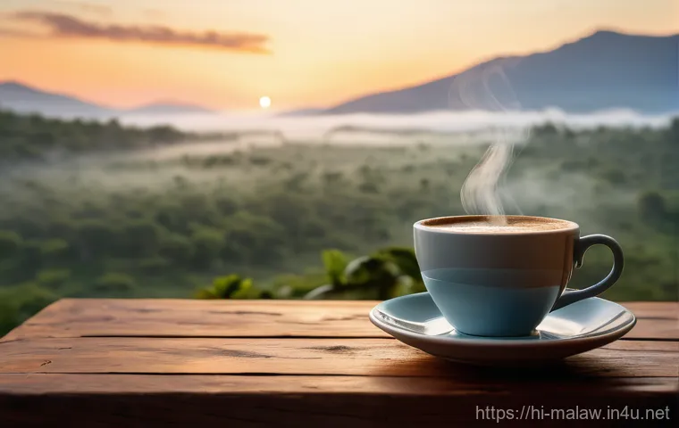 말라위 커피 생산 - **"A close-up, highly detailed shot of a skilled Malawian coffee farmer, a woman of mature age, wear... 말라위 커피 생산 - **"A close-up, highly detailed shot of a skilled Malawian coffee farmer, a woman of mature age, wear...