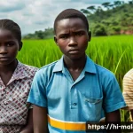 말라위 전력 부족 문제 - Here are three detailed image prompts in English, designed to be safe for a 15-year-old audience and...