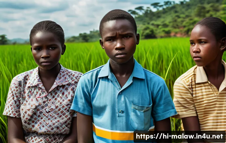 말라위 전력 부족 문제 - Here are three detailed image prompts in English, designed to be safe for a 15-year-old audience and...